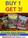 Stephen King Annual Bundle Sale! Buy One, GET THREE!