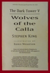 Dark Tower 5 Wolves of The Calla ARC